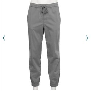 Mens sonoma goods for life core jogger pants castle rock color size large